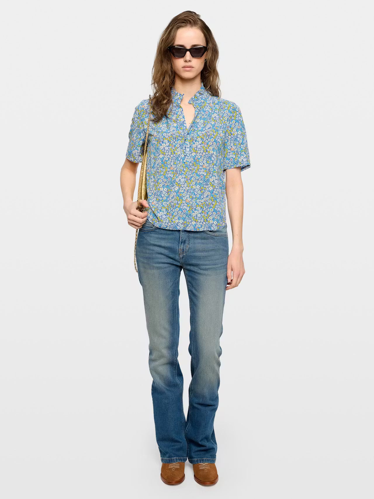 Topher Smooth Liberty Top Pear Tops - Blouses Zadig &amp; Voltaire 