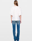 Teko Satin Blouse Judo White Tops - Blouses Zadig & Voltaire 