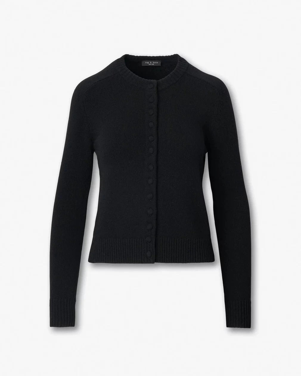 Wallace Crew Sweater Black Sweater - Crewneck rag & bone 