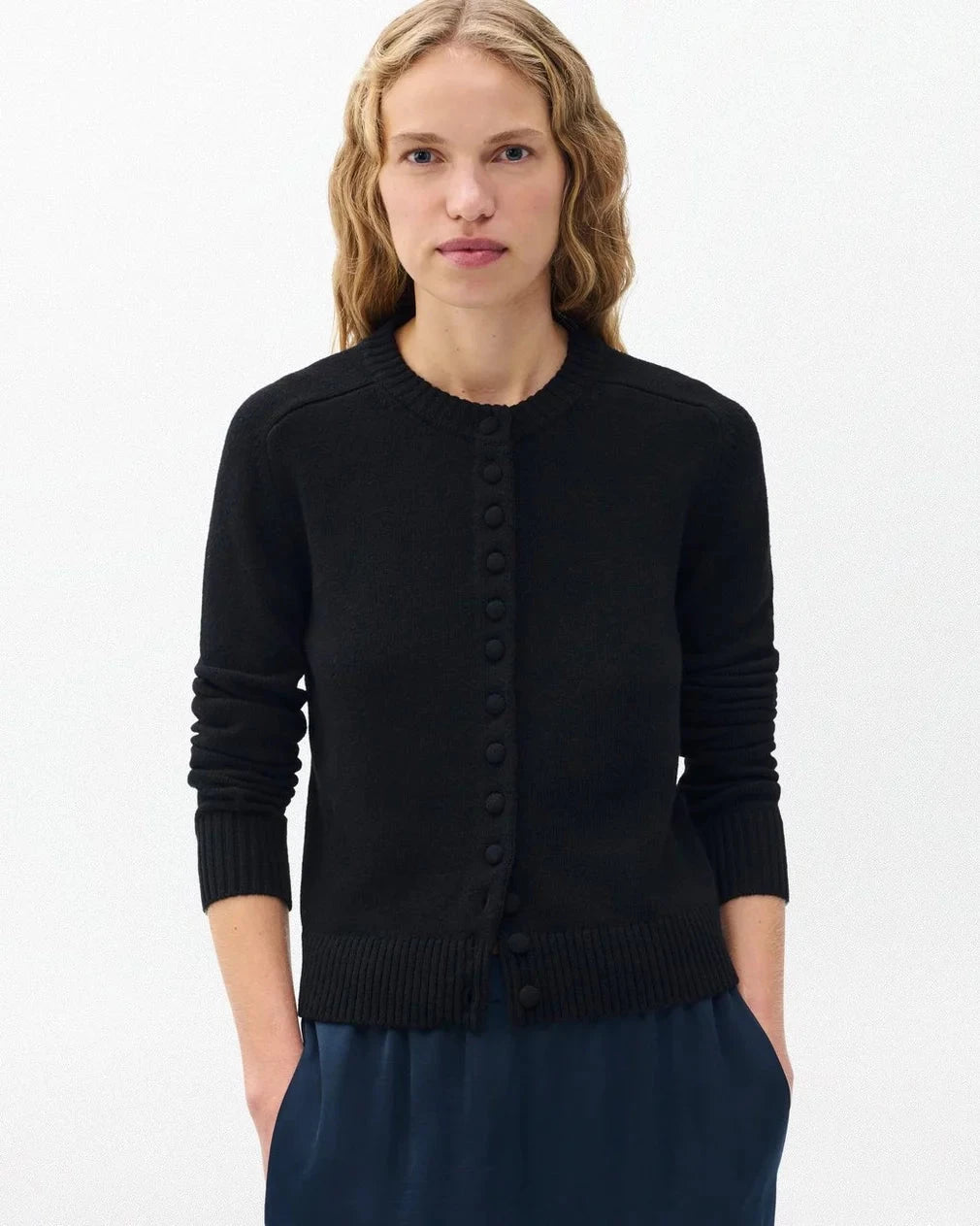 Wallace Crew Sweater Black Sweater - Crewneck rag & bone 