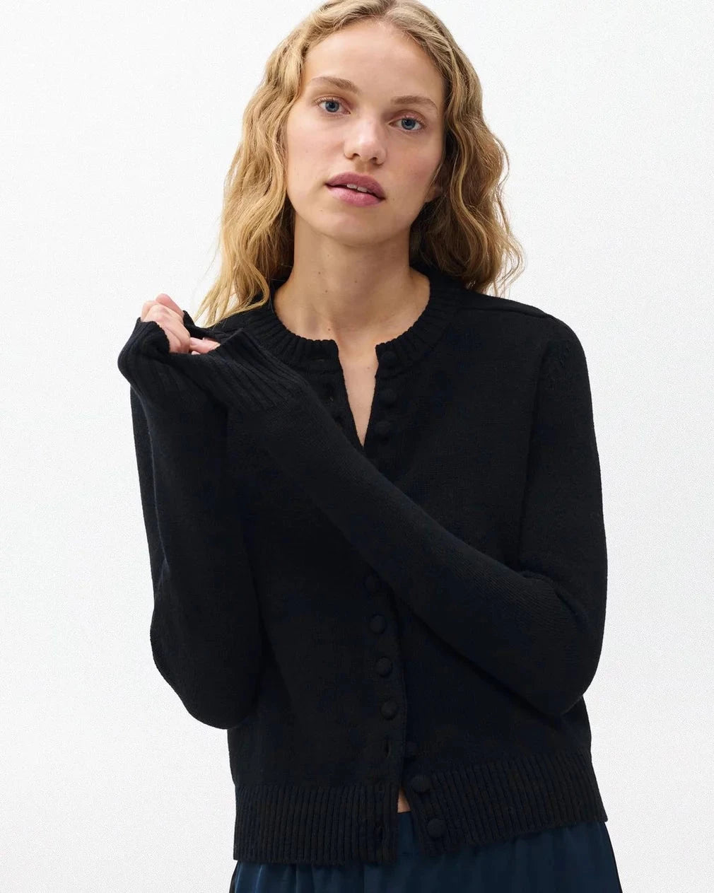 Wallace Crew Sweater Black Sweater - Crewneck rag & bone 