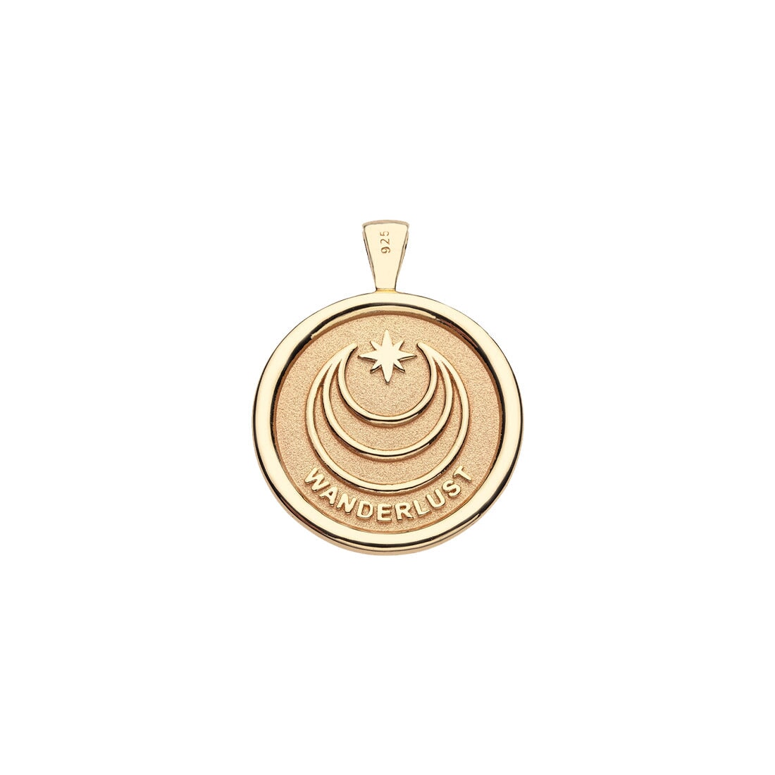 Wanderlust Celestial Small Pendant Coin 16-18" Classic Rolo Necklaces Jane Win 