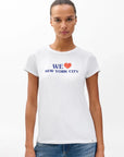 We Heart NYC Tee White Tops - Tees rag & bone 