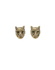 Whiskers Stud Earrings Clear