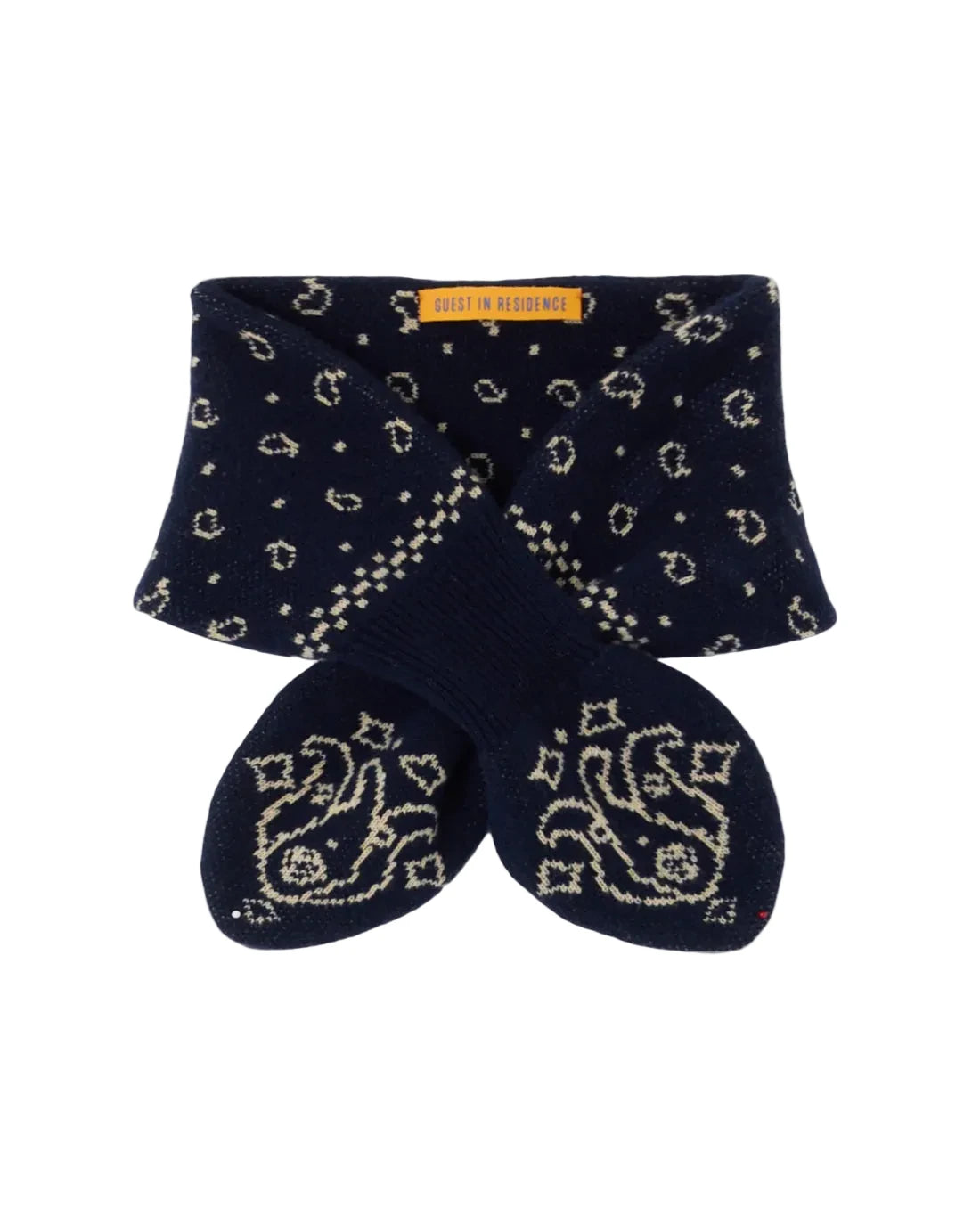 Bandana Bowtie Scarf Midnight/Butter