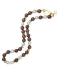 Statement Necklace Wood and Pearl Necklaces Jane Win 