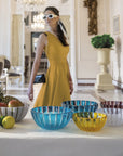 Dolcevita Extra Large Bowl Turquoise Home Decor - Tabletop Guzzini 