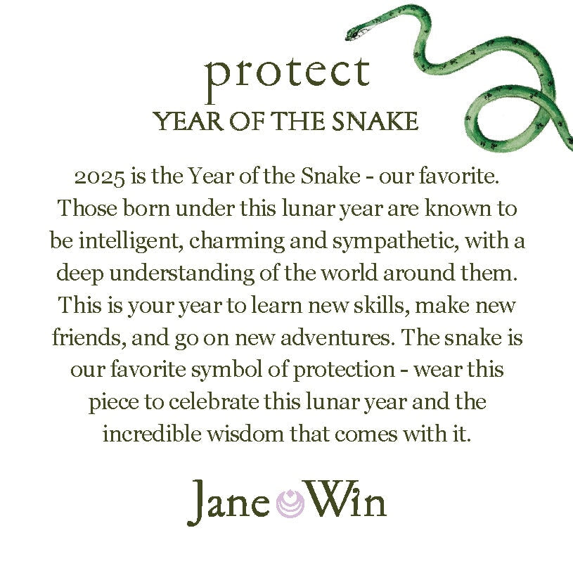 Protect Snake Lariat Chain Necklaces Jane Win 