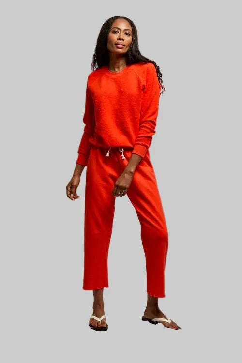 Jamaica Fleece Drawstring Pant Tomato Pants - Sweatpants perfectwhitetee 
