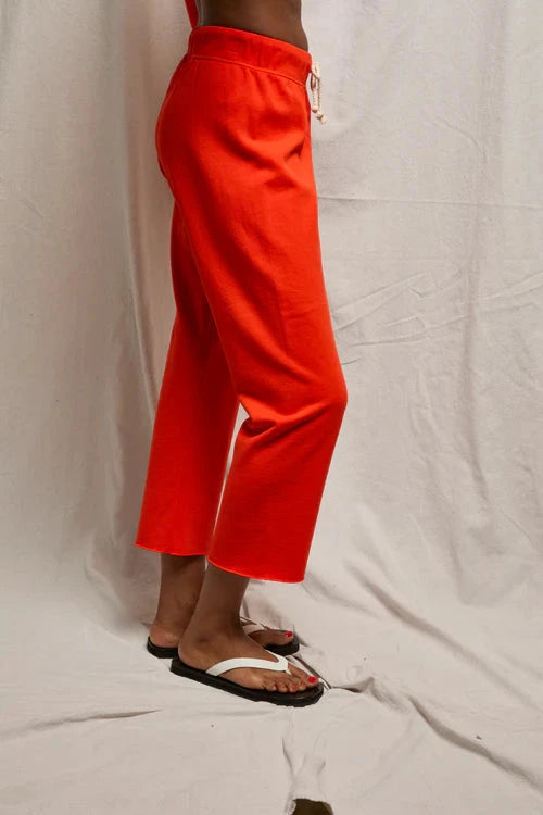 Jamaica Fleece Drawstring Pant Tomato Pants - Sweatpants perfectwhitetee 
