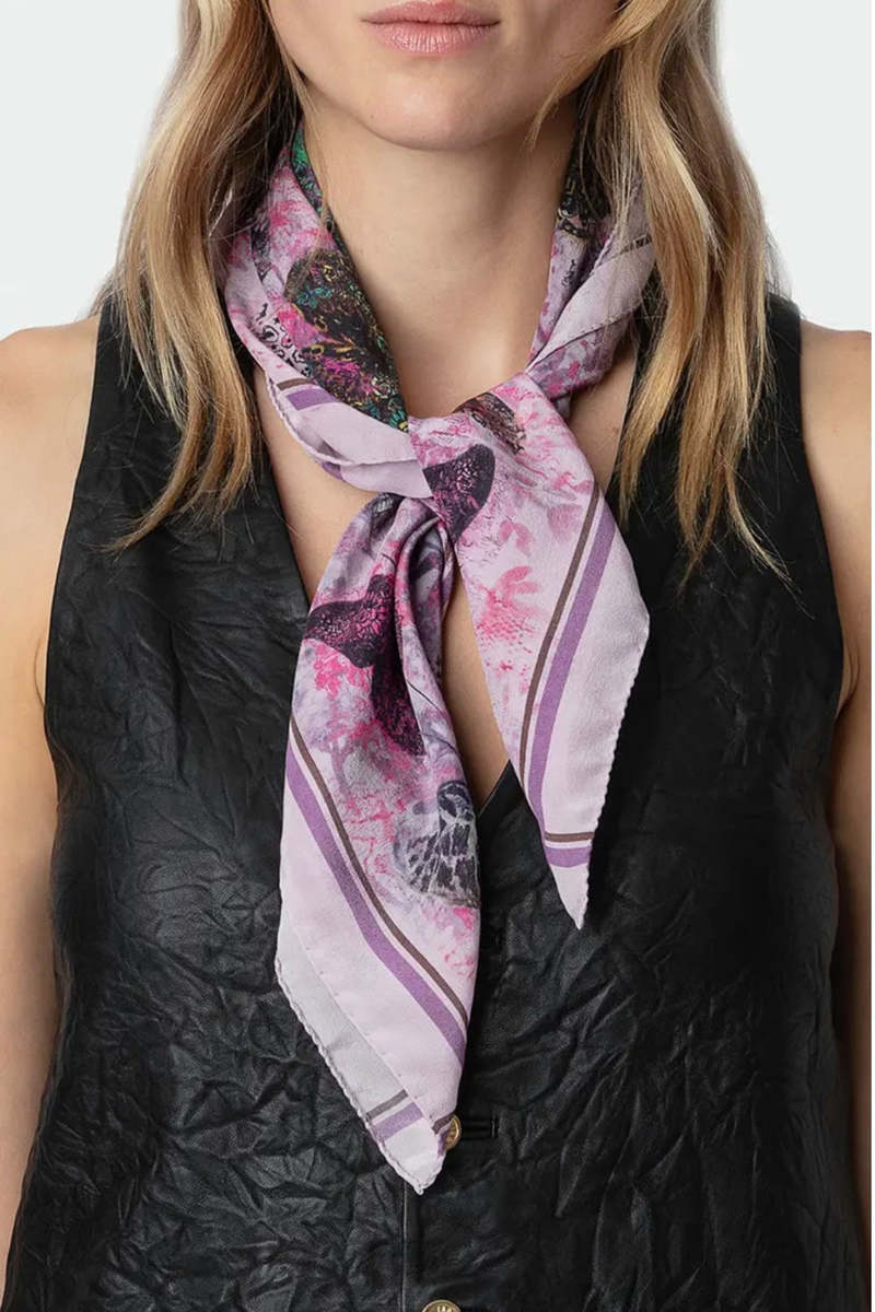 ZV Blondie 70 Vivid Flight Date Scarves Zadig & Voltaire 