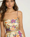 Dayna Dress Stitched Flower Dresses - Midi Caballero 