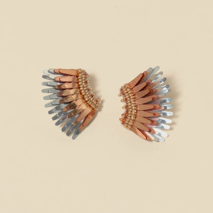 Micro Madeline Earrings Silver/ Rose Gold Jewelry - Earrings Mignonne Gavigan 