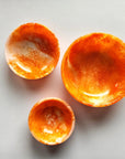 Serving Bowls Set of 3 Orange Home Decor - Tabletop Gibb & Daan 