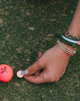 Tee Time Hair Tie & Bracelet Set
