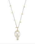 Lydia Necklace Beige Gold