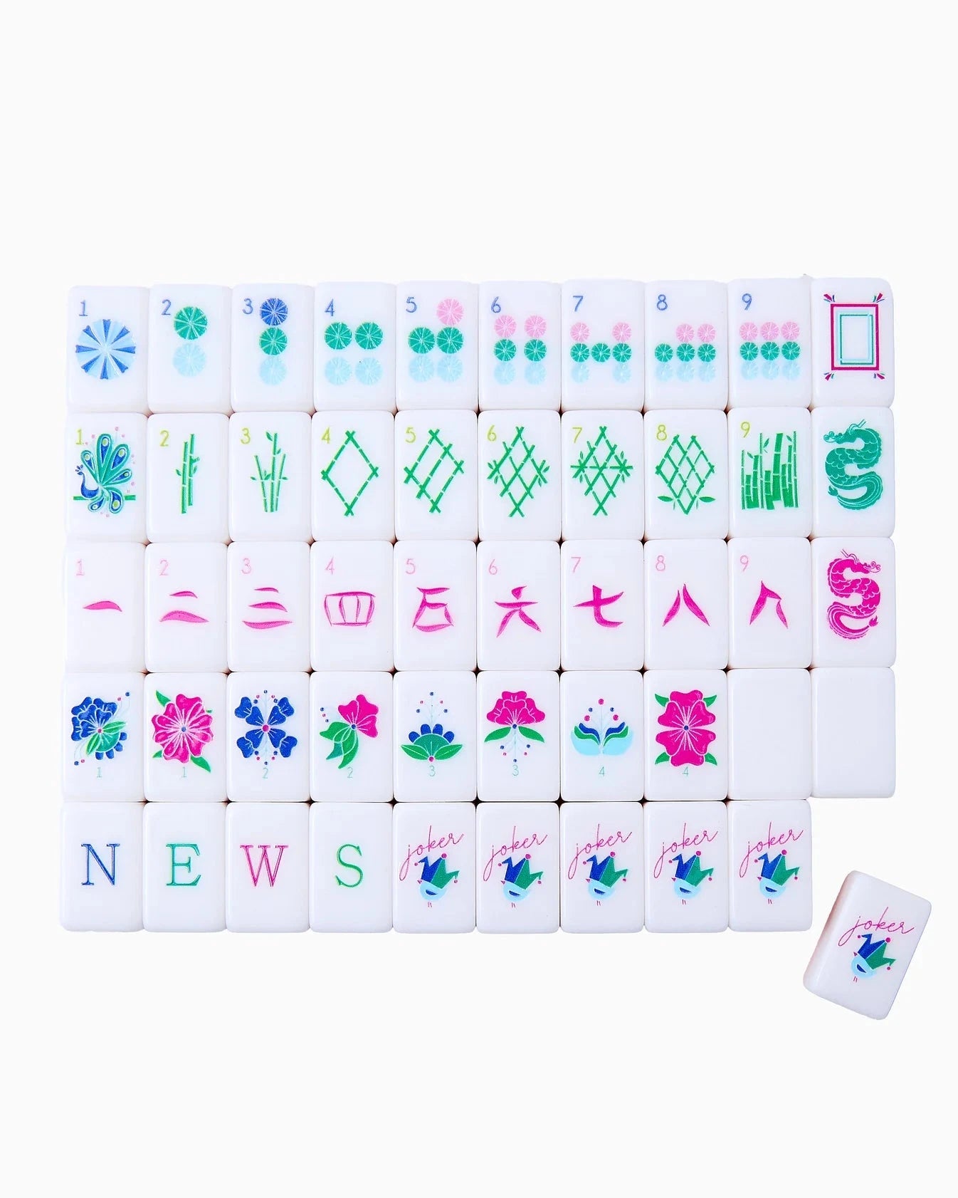 Mahjong Travel Set Aloha Home Decor - Games Oh My Mahjong 