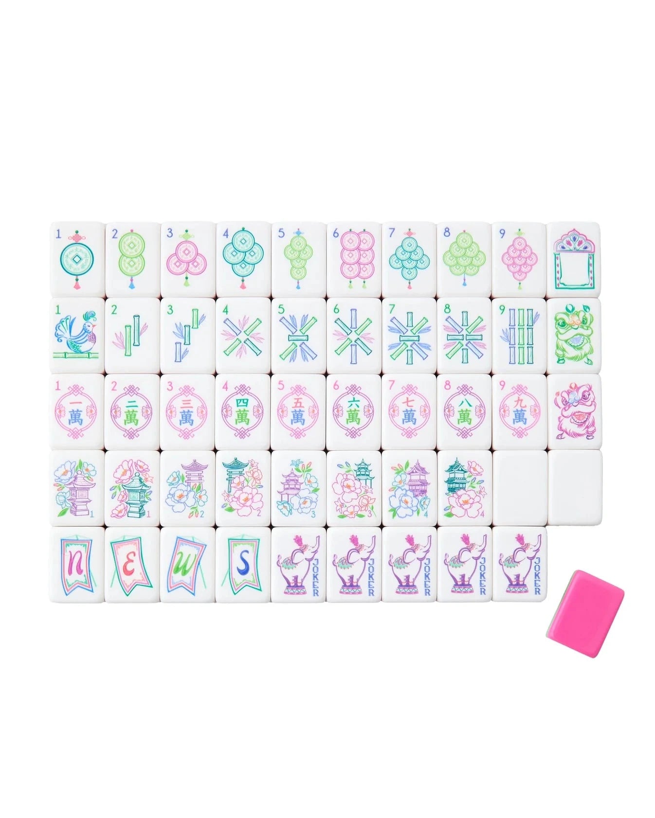 Amara Mahjong Tiles Home Decor - Games Oh My Mahjong 
