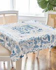 Mahjong Tablecloth Amazon Blue Home Decor - Games Oh My Mahjong 