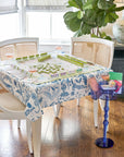 Mahjong Tablecloth Amazon Blue Home Decor - Games Oh My Mahjong 