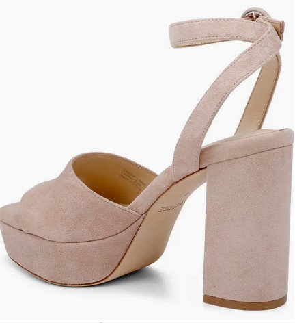 Andree Sandal Suede Pecan Shoes - Sandals - Heeled Sandals L'Agence Shoes 