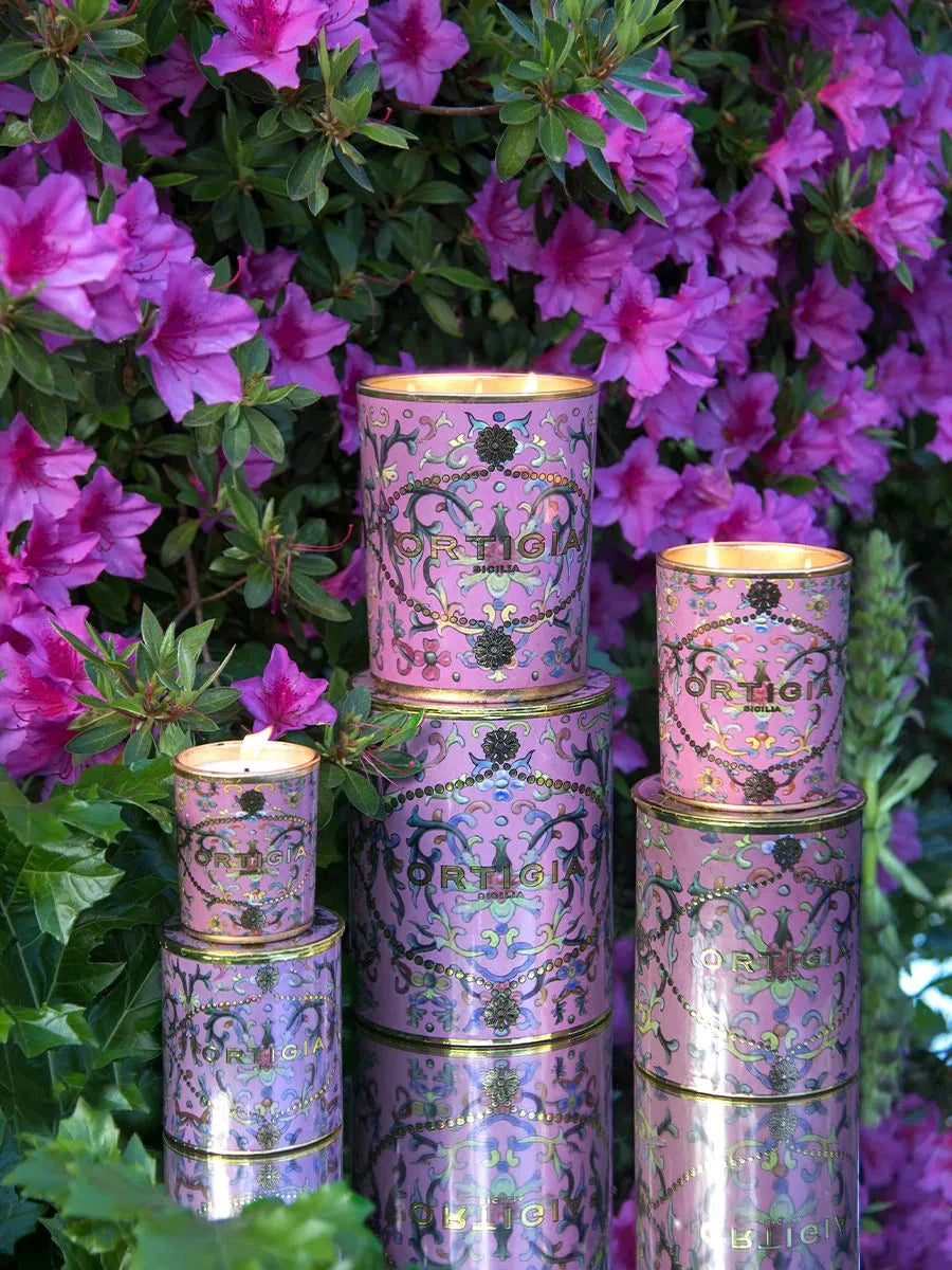 Small Aragona Decorated Candle Candles & Diffusers - Candles Ortigia 
