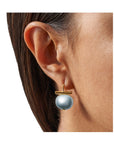 Medium Ocean Pebble Pearl Forever Fave Earring Earrings Catherine Canino 