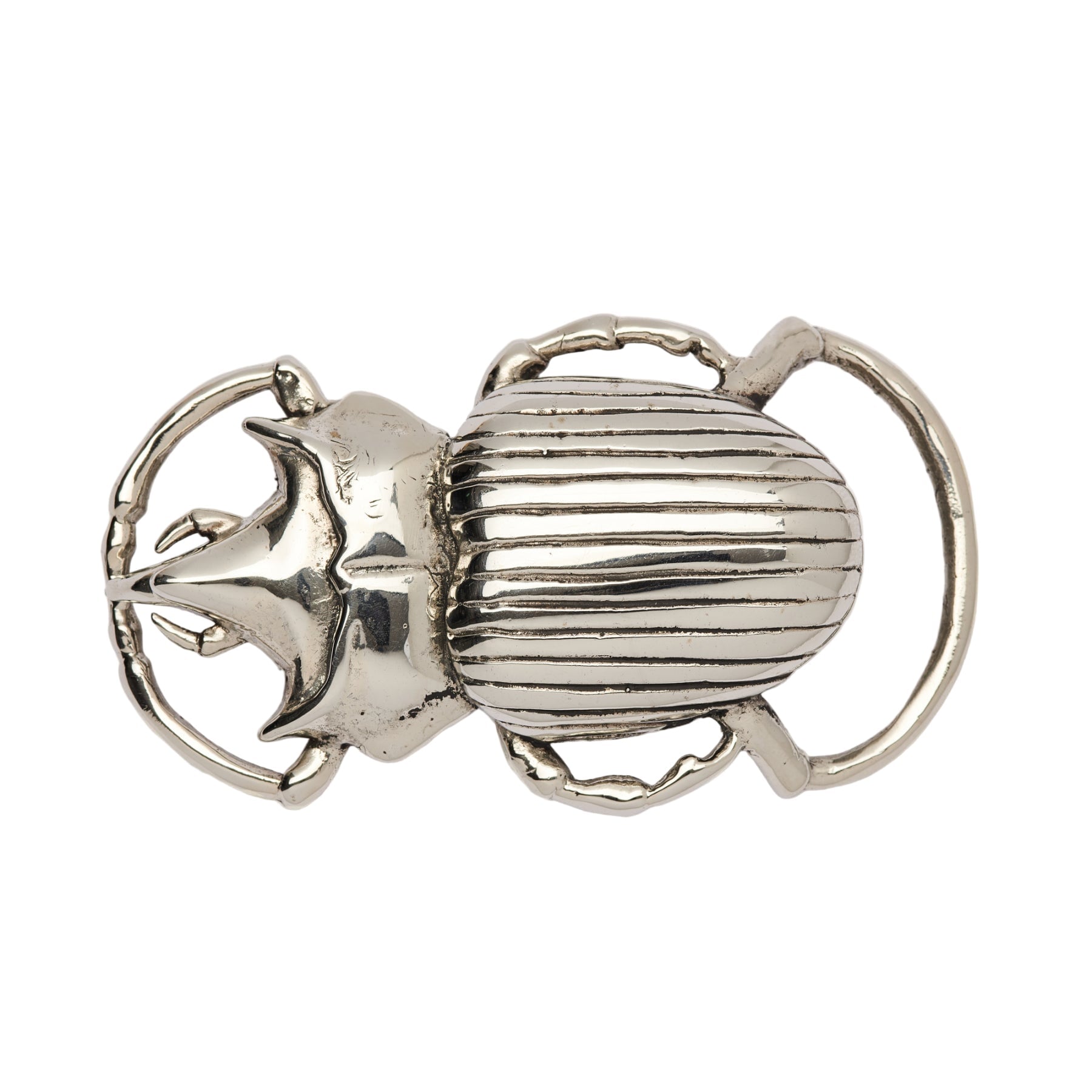 Beetle Buckle Silver Belts Claris Virot
