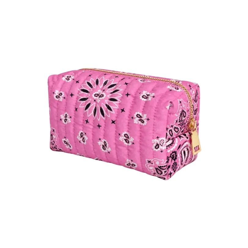 Bandana Cosmetic Everyday Travel Pouch Indie Pink Cosmetic Ellison&amp;Young 