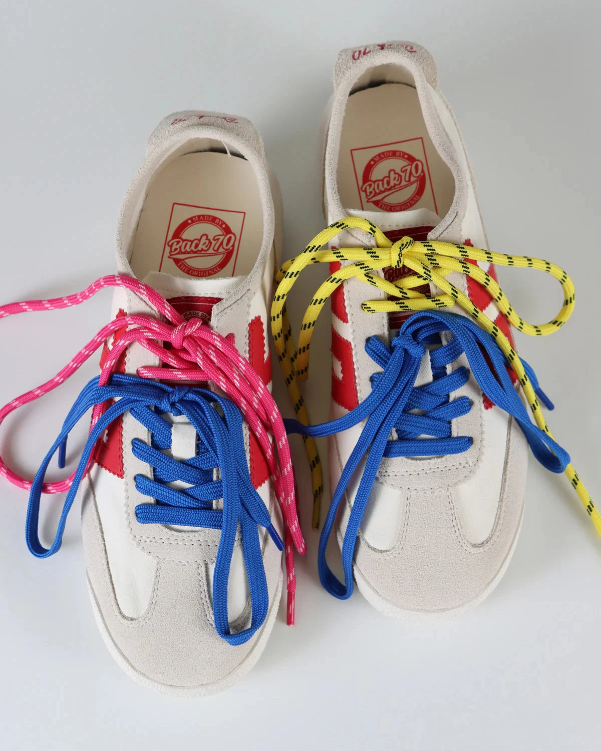 Leon Sneaker White Red Sneakers Back 70 