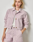 Twill Utility Jacket Thistle Jackets Lilla P 
