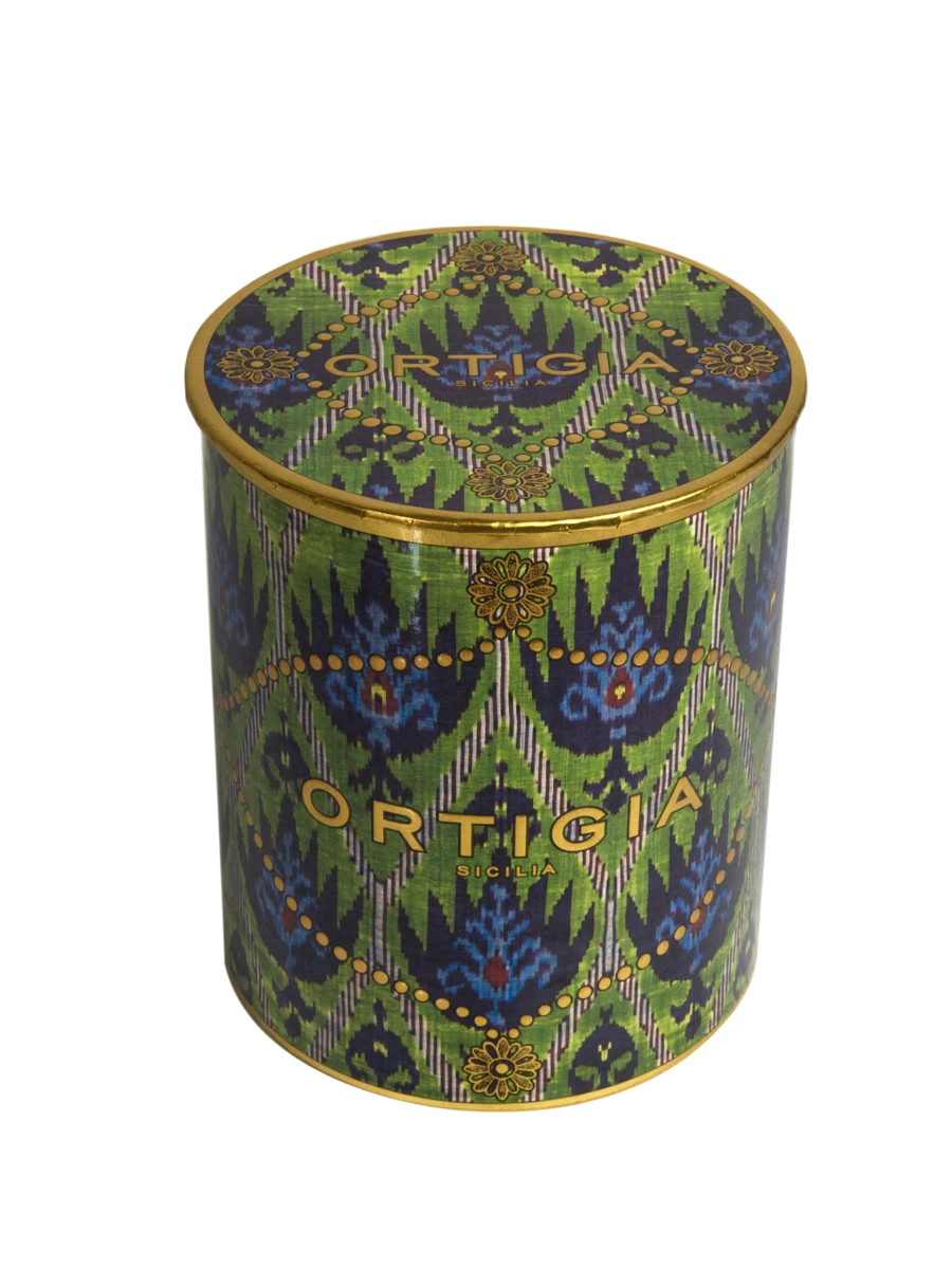 Medium Bergamotto Decorated Candle Candles & Diffusers - Candles Ortigia 