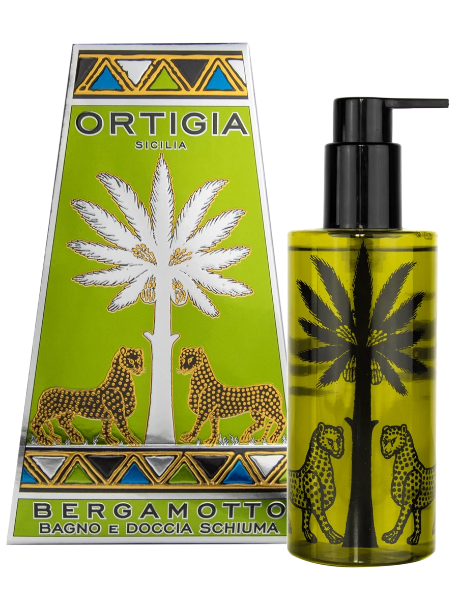 Bergamotto Shower Gel 250ml Home Decor - Soap Ortigia 