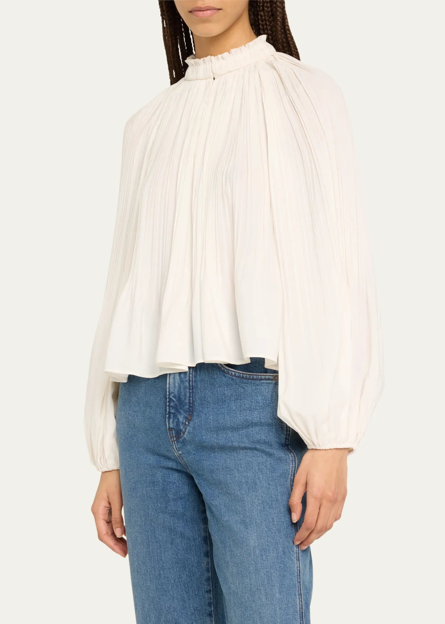 Walker Top Ivory Tops - Blouses Veronica Beard 