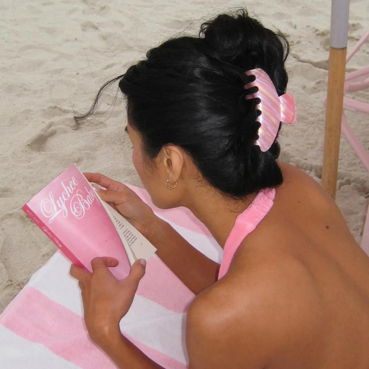 Big Effing Clip Lychee Baby Beauty &amp; Hair Emi Jay 