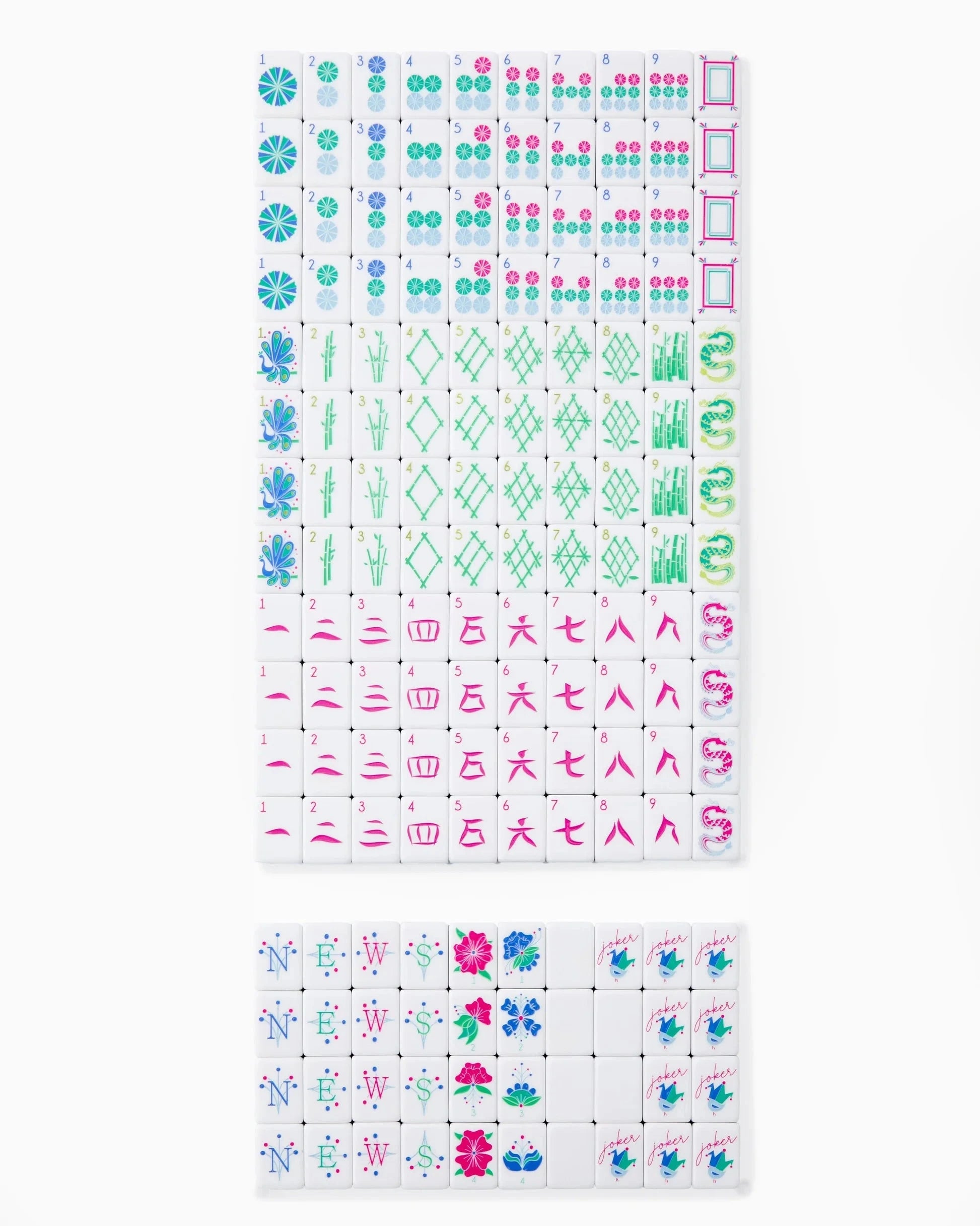 Birdie Mahjong Tiles Home Decor - Games Oh My Mahjong 