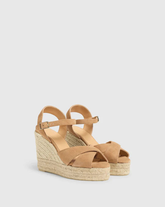 Blaudell Ante Tostado Shoes - Wedges - Espadrille Castaner 