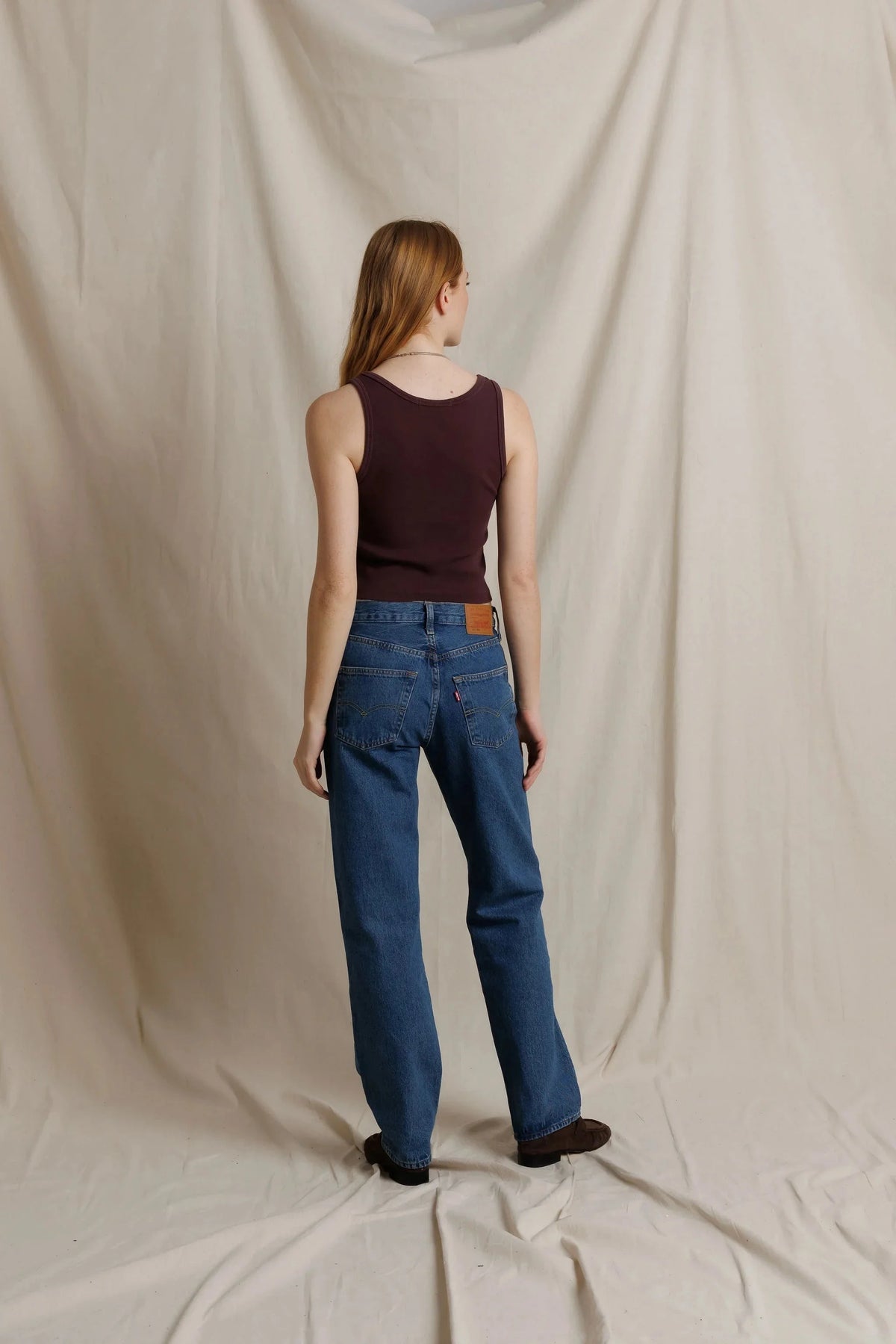 Blondie Tank Cherry Lacquer