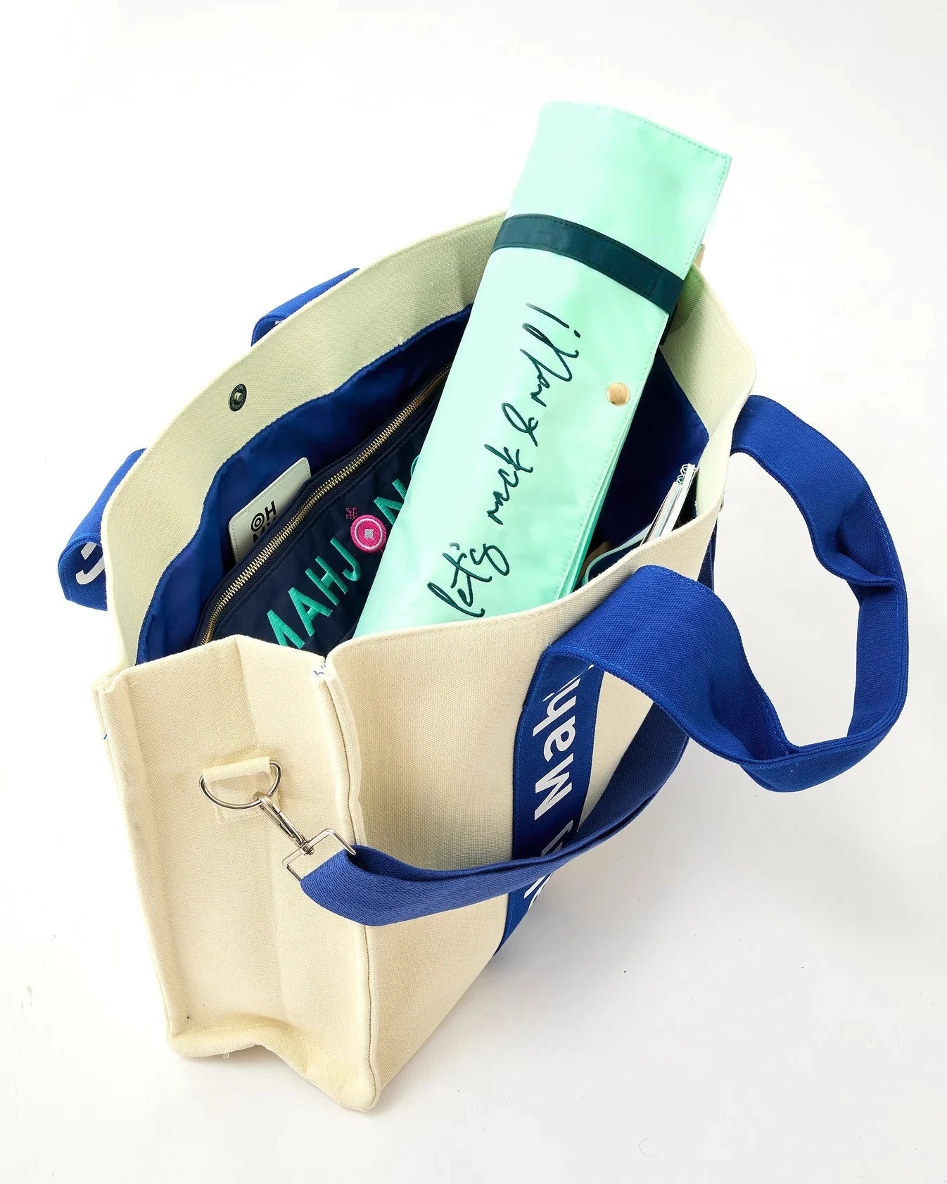 Mahj It All Blue Home Decor - Games Oh My Mahjong 