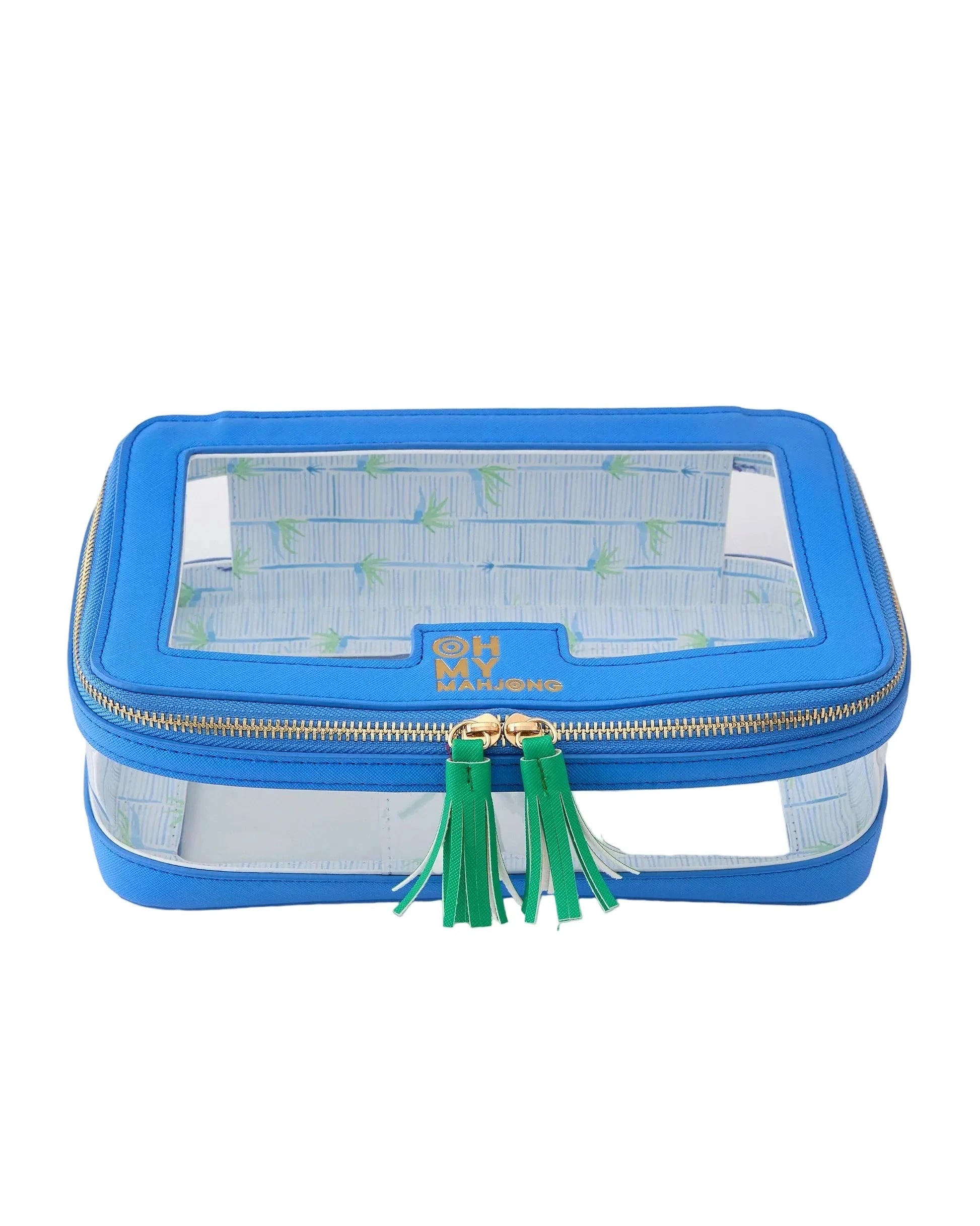 Tile Storage Bag Blue Home Decor - Games Oh My Mahjong 