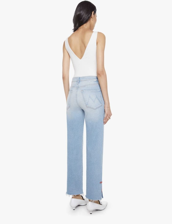 The Rambler Zip Slice Hover Fray Complete 360 Denim - Straight Mother 