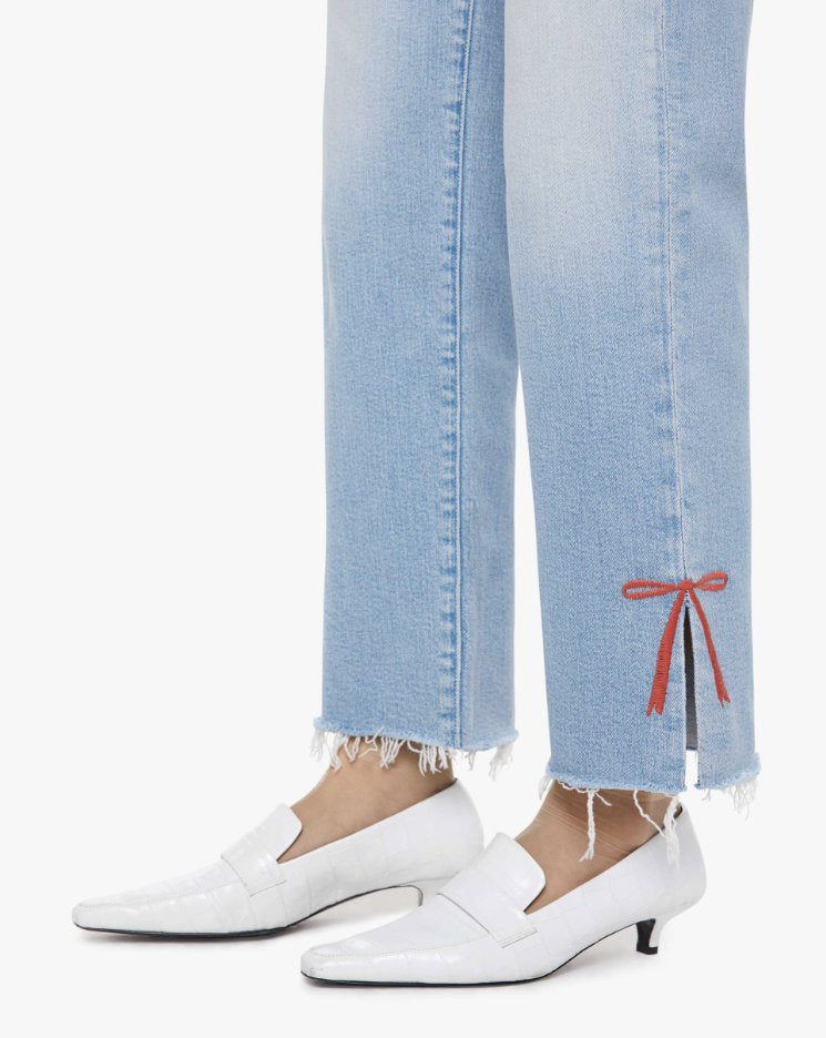 The Rambler Zip Slice Hover Fray Complete 360 Denim - Straight Mother 