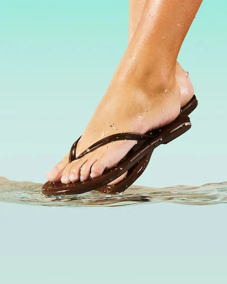 Aqua Flipflops Brun Sandals - Flip Flops Tkees 