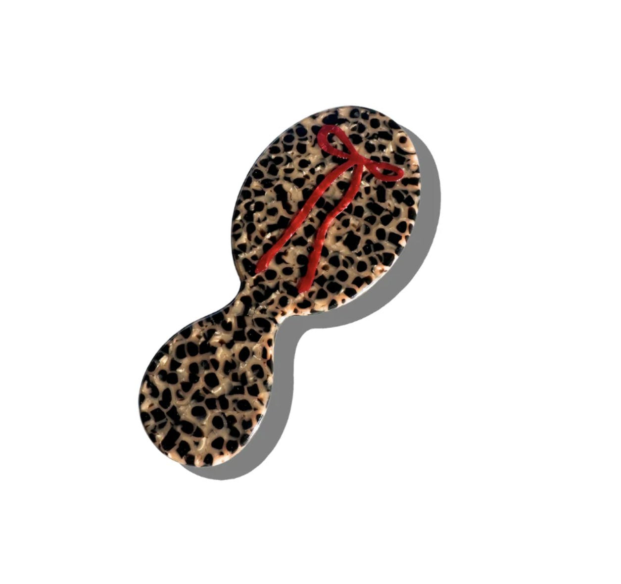 Hand-Painted Leopard Bow Handbag Hero Brush Beauty & Hair Solar Eclipse 