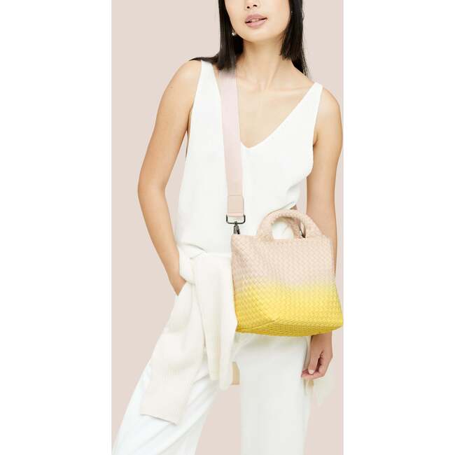 St. Barths Small Tote Dip Dyed Ginkgo Tote & Satchel Naghedi 