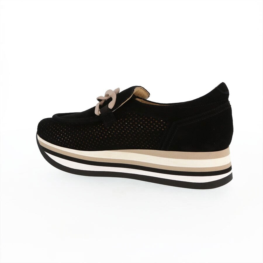 Cassie Black Shoes - Flats - Loafer Softwaves 