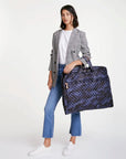 Michael Garment Bag Dark Blue Camo Handbags - Tote & Satchel MZ Wallace 