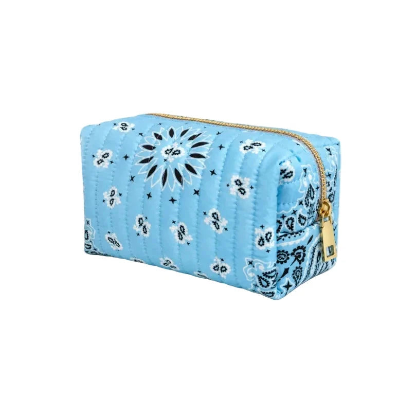 Bandana Cosmetic Everyday Travel Pouch Sky Blue Cosmetic Ellison&amp;Young 