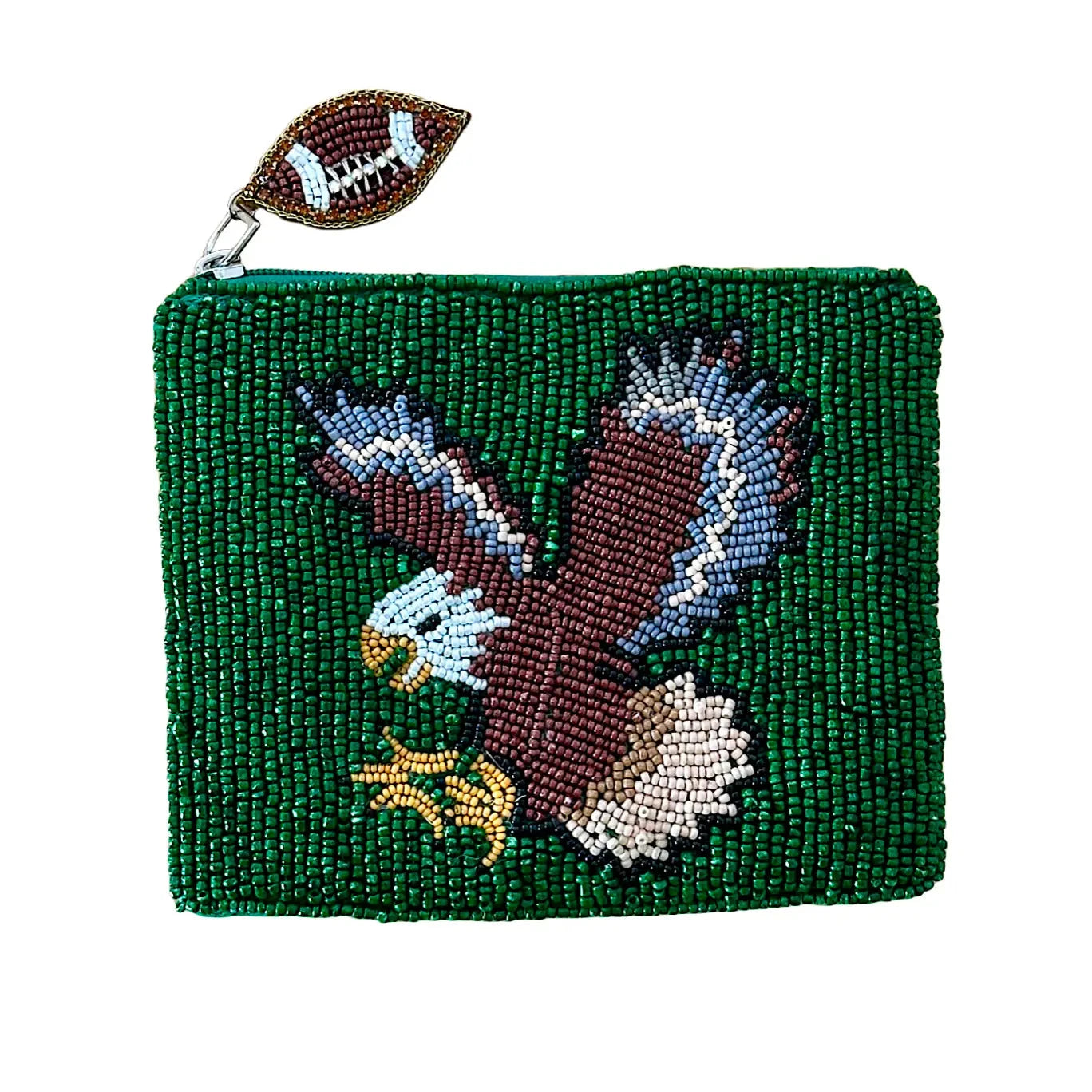 Beaded Eagles Coin Purse Wallets Lily Posh 
