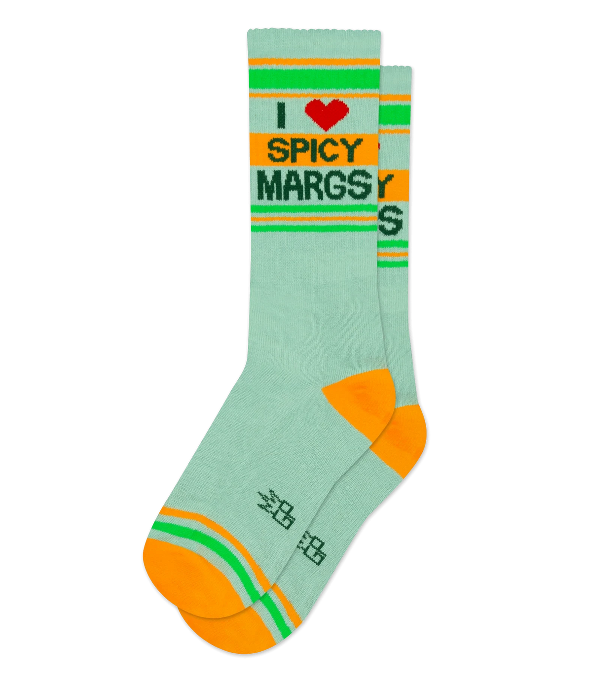 Gym Crew Socks I Heart Spicy Margs Socks Gumball Poodle 